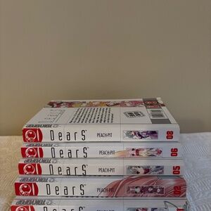 DEARS Peach-Pit Tokyopop Books, Vol. 1, 2, 5, 6, 8